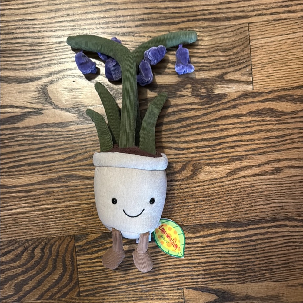 Plush Plant Toy with Smiling Face